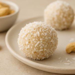 Docinho Funcional de Coco com Castanhas